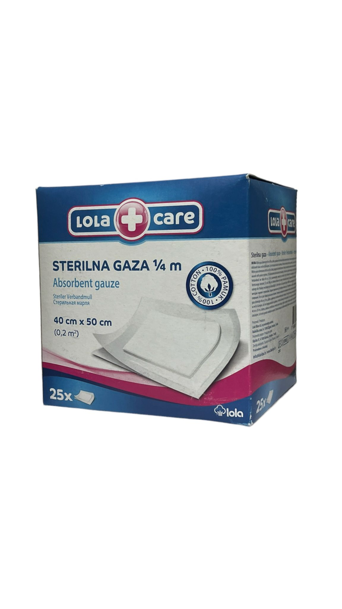 STERILNA GAZA LOLA RIBAR 1/4m