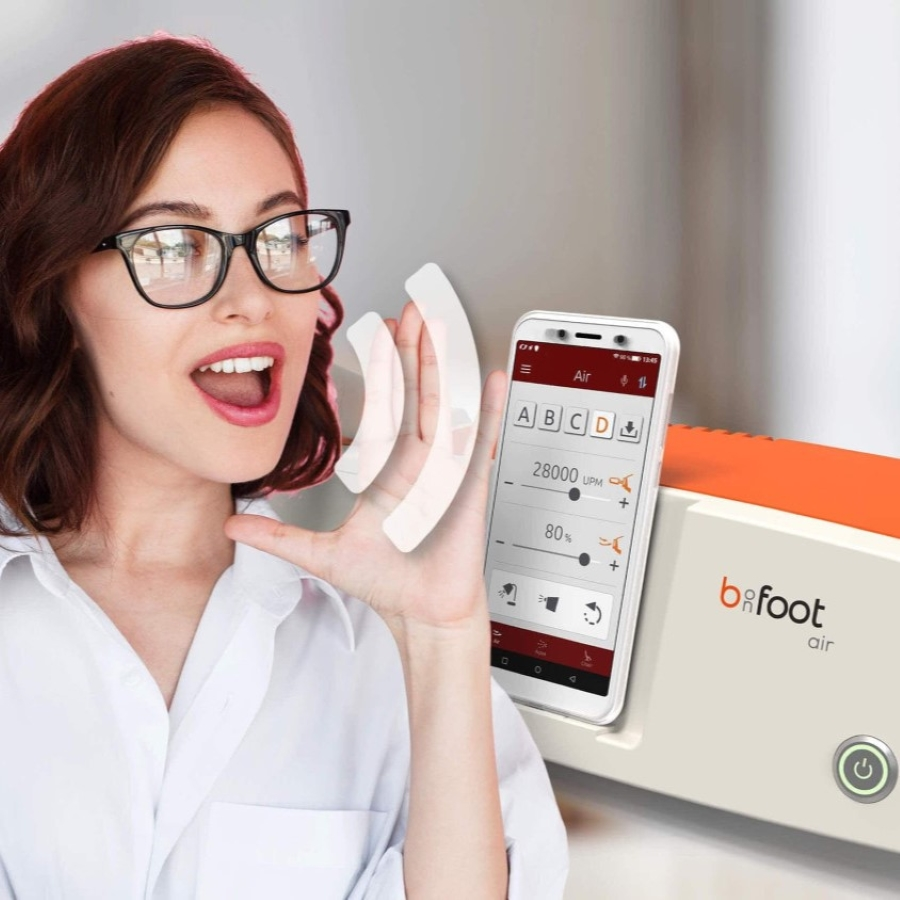 B-ON-FOOT AIR MIKROMOTOR SA USISAVAČEM - BIJELI