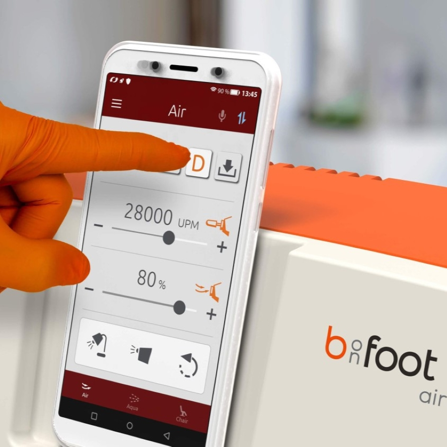 B-ON-FOOT AIR MIKROMOTOR SA USISAVAČEM - BIJELI