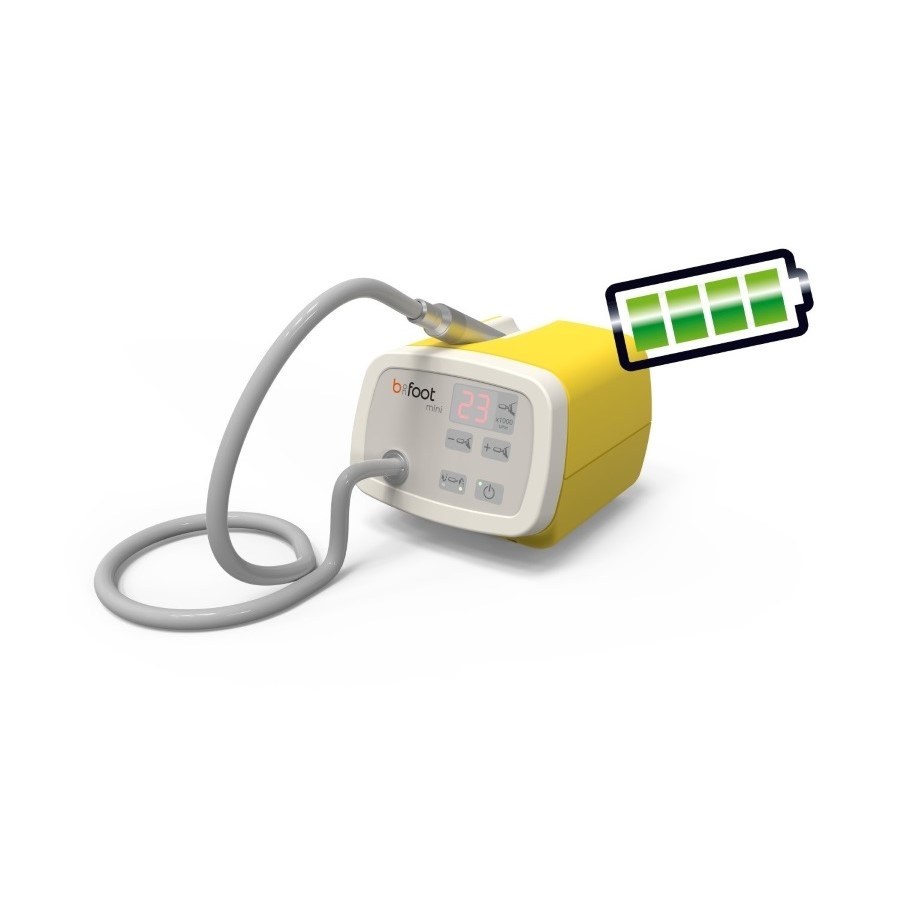 B-ON-FOOT MINI BATERIJSKI MIKROMOTOR - ŽUTO BIJELI