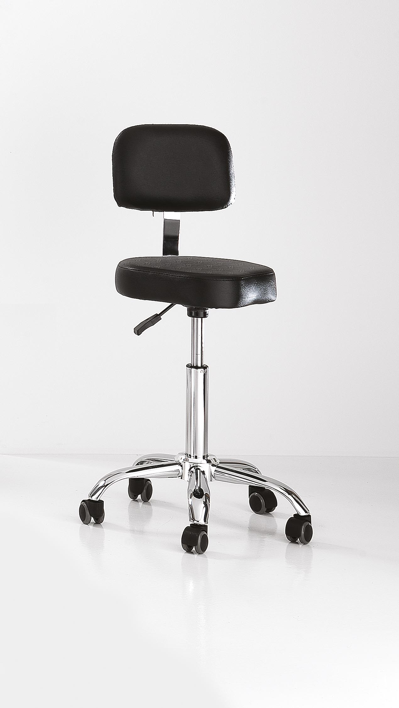 STOLICA RADNA - CRNA/OKRUGLA S NASLONOM