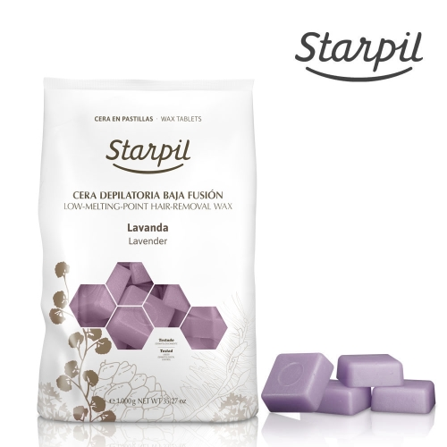 STARPIL TOPLI VOSAK 1KG LAVANDA 5AB PLOČICE