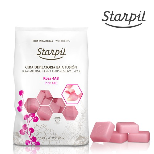 STARPIL TOPLI VOSAK 1KG PINK ROZA 4AB PLOČICE