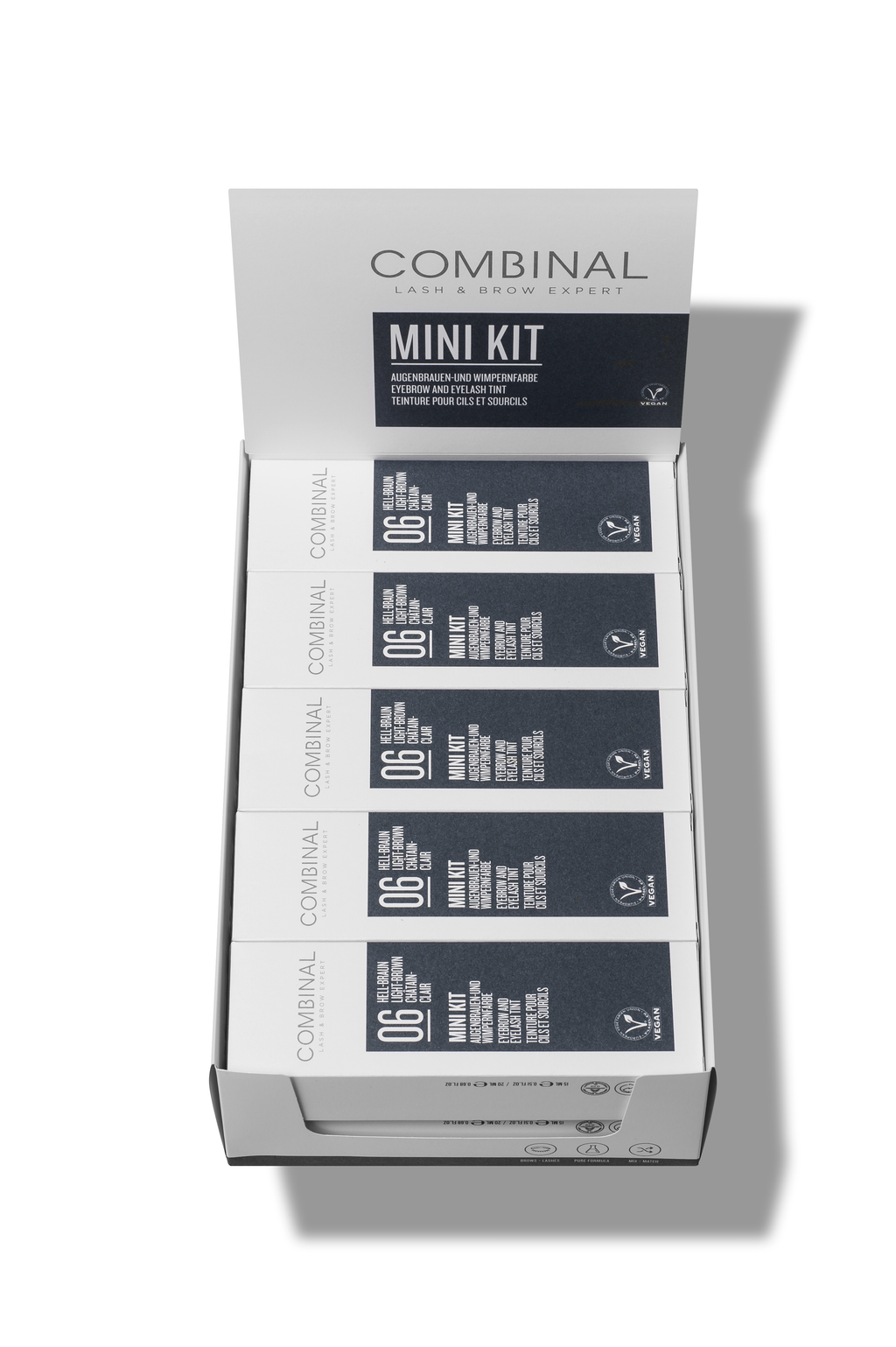 COMBINAL MINI SET 6 - SVIJETLO SMEĐA BOJA