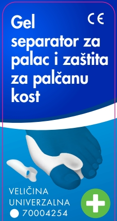 GEL SEPARATOR ZA PALAC I ZAŠTITA ZA HALLUX VALGUS