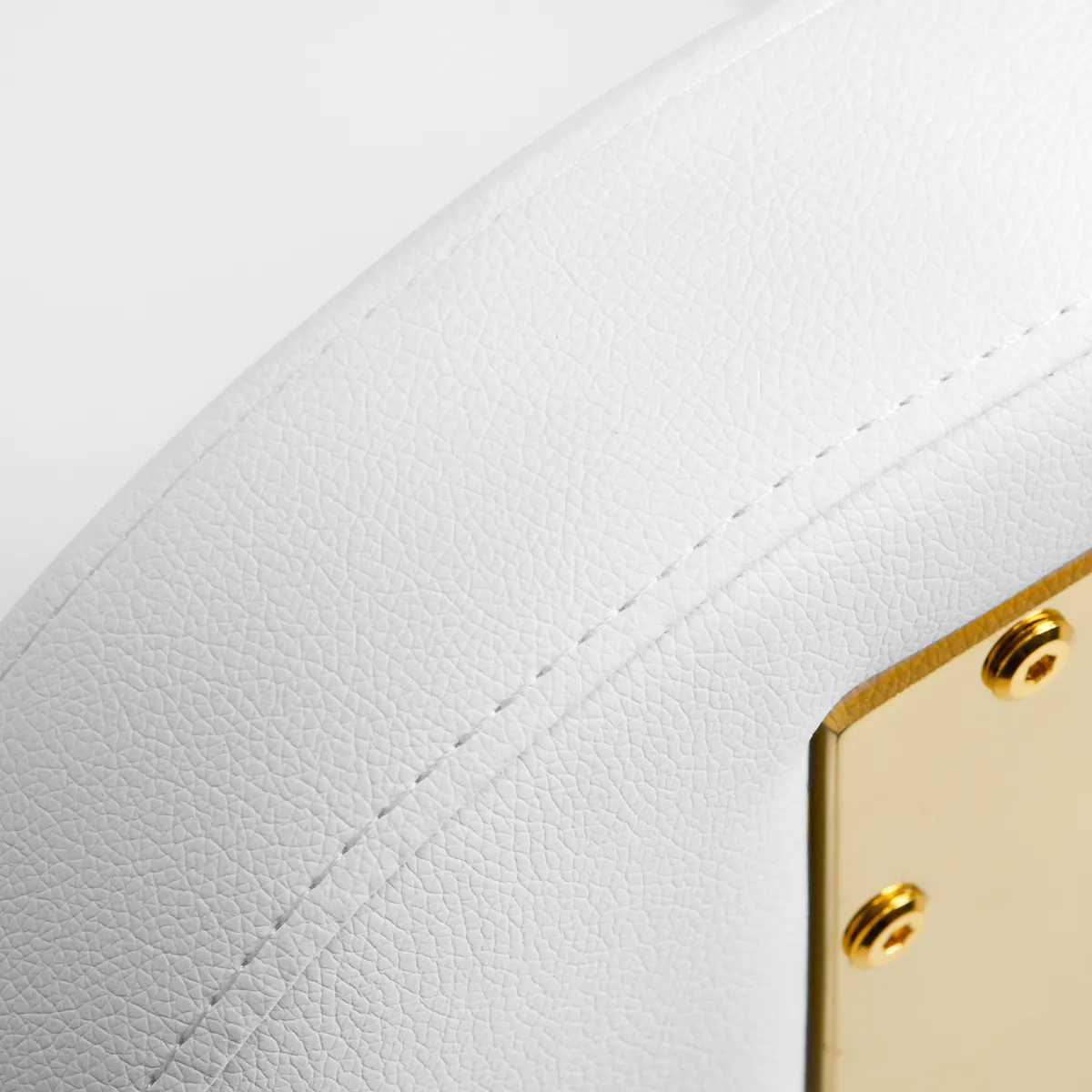 KOZMETIČKA STOLICA AM-304G BIJELO-ZLATNA