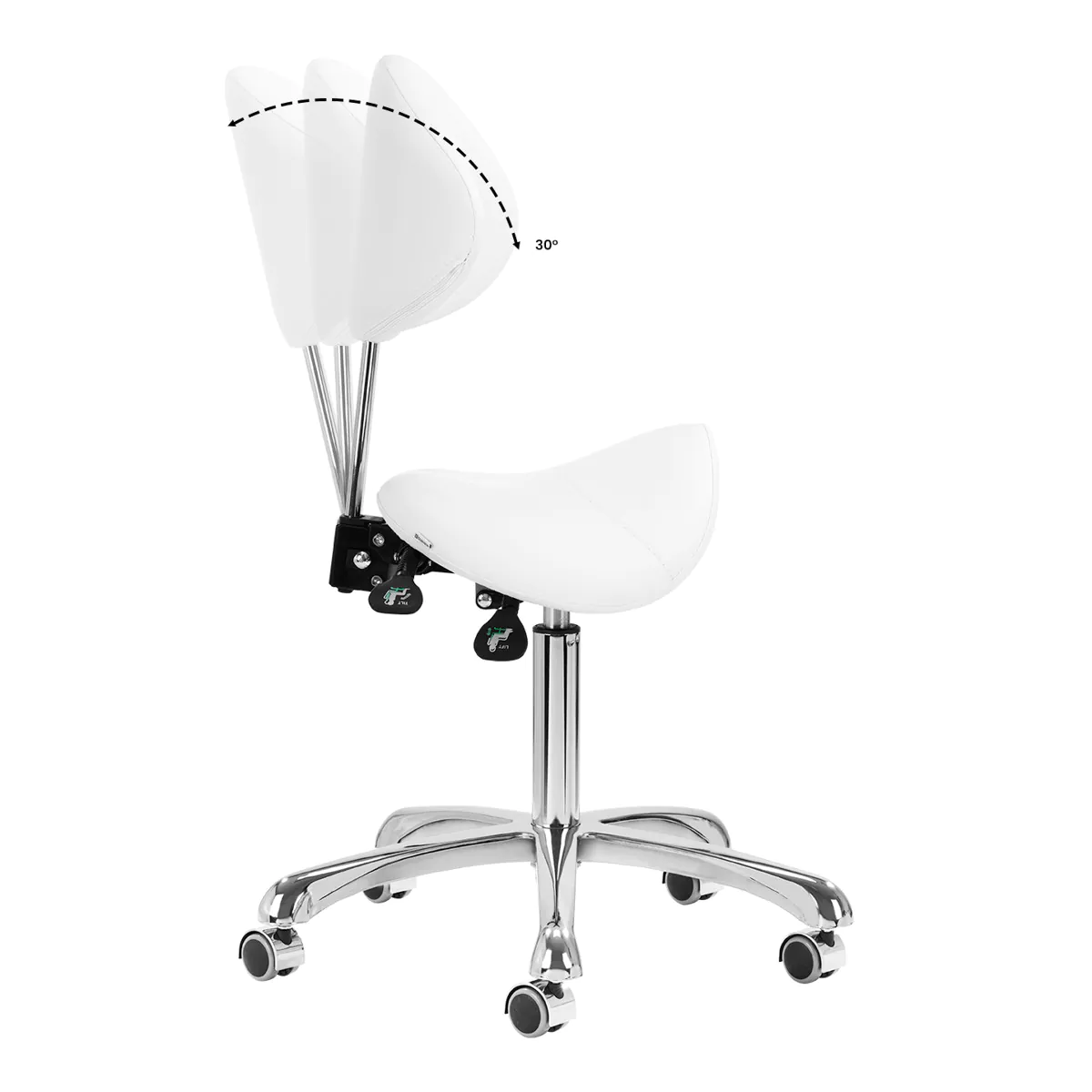 KOZMETIČKA STOLICA GIOVANNI 1004 BIJELA