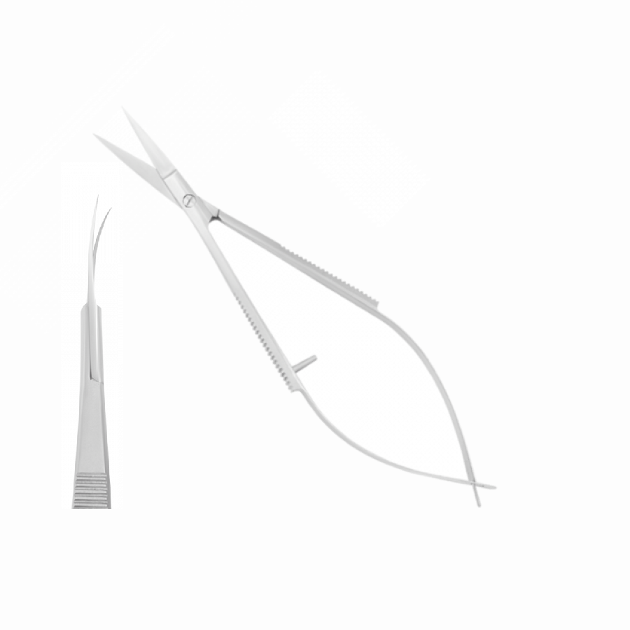 MIKRO ŠKARICE ZA KOŽICU ZAOBLJENE 12,5cm