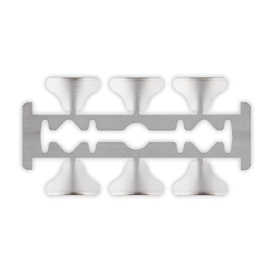 PROBLADE SET ŽILETA 2/2,5/3 S ALUMINIJSKIM DRŽAČEM (96 ŽILETA)