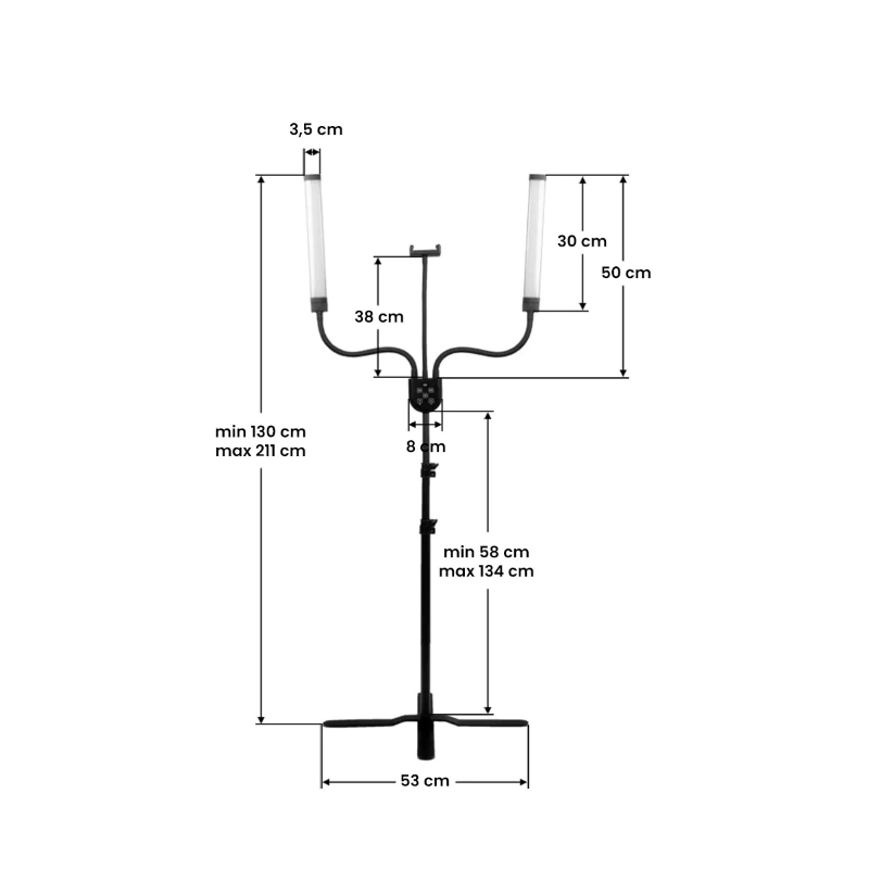 LED LAMPA ZA ŠMINKANJE Polluks IV typ msp-mj02