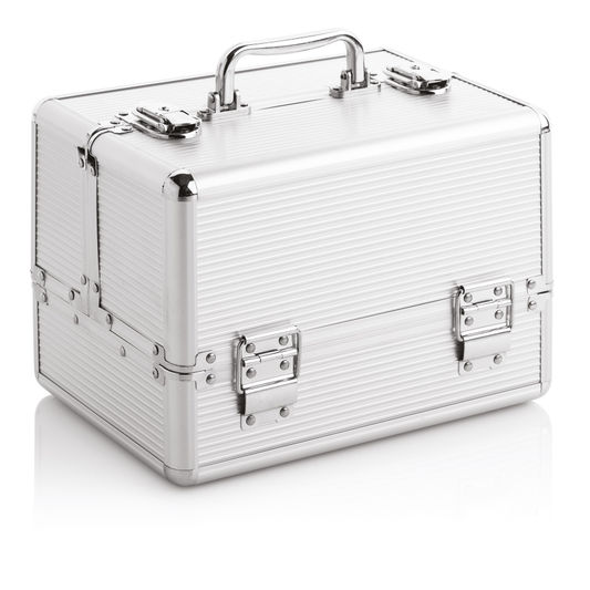 KOFER ZA PRIBOR SREBRNI MALI