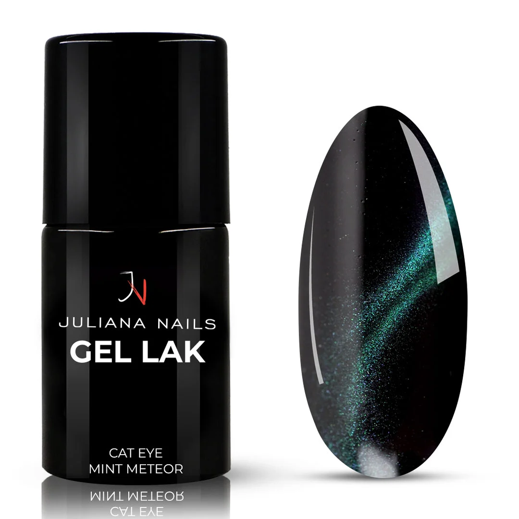 Juliana Nails Gel Lak Cat Eye Mint Meteor 6ml