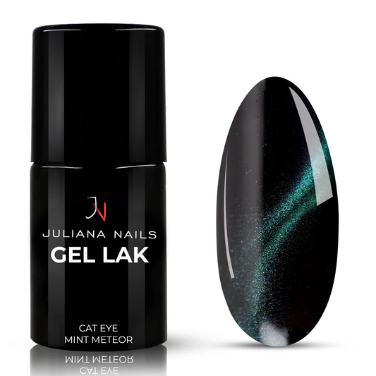 Juliana Nails Gel Lak Cat Eye Mint Meteor 6ml