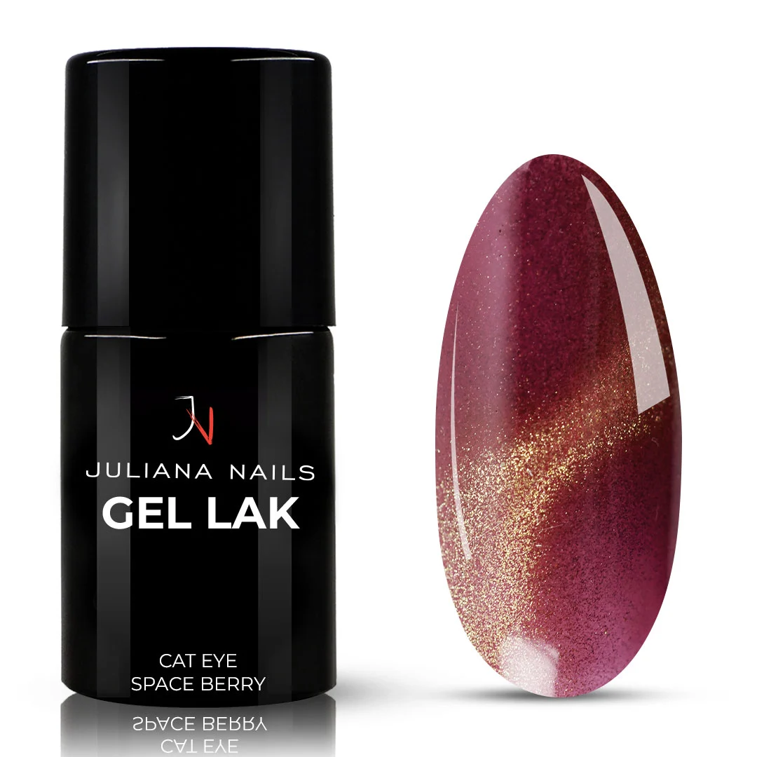 Juliana Nails Gel Lak Cat Eye Space Berry 6ml