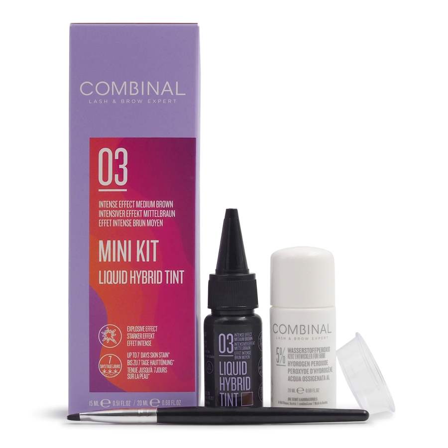 COMBINAL HYBRID BOJA ZA OBRVE SET MEDIUM SMEĐA